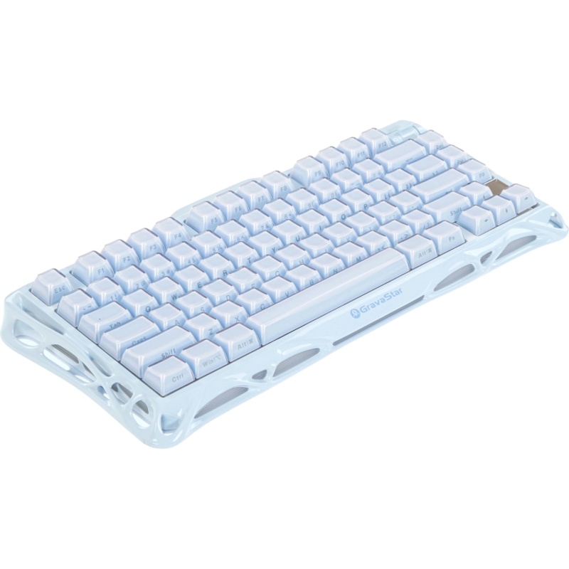 Клавиатура Gravastar Mercury K1 BLU, беспроводное подключение, белый, фото 2