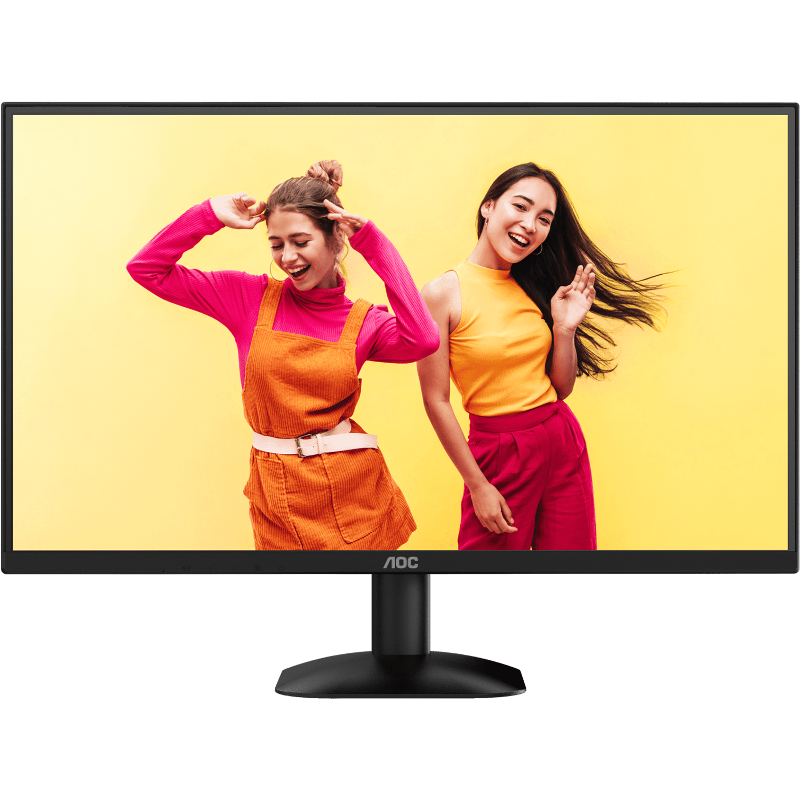 Монитор AOC Q24B35, 23.8 дюйма, 2560x1440, 120 Гц, IPS, чёрный, DP x 1, HDMI x 1