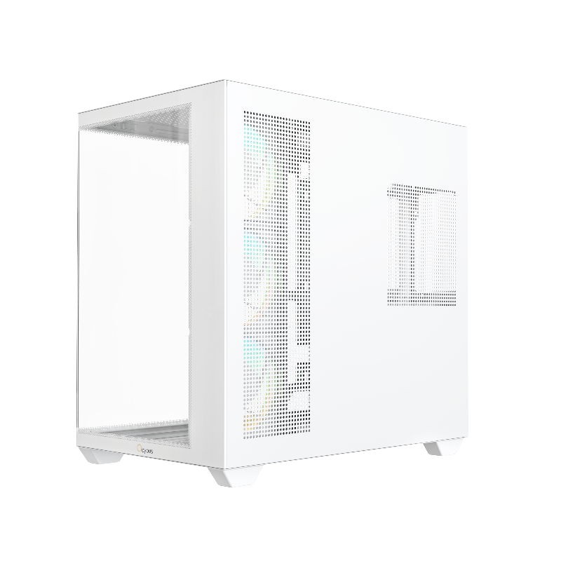Корпус для ПК Ocypus Gamma C74 WH ARGB, Midi Tower, белый, под ATX, mATX, mITX, подсветка ARGB, фото 3