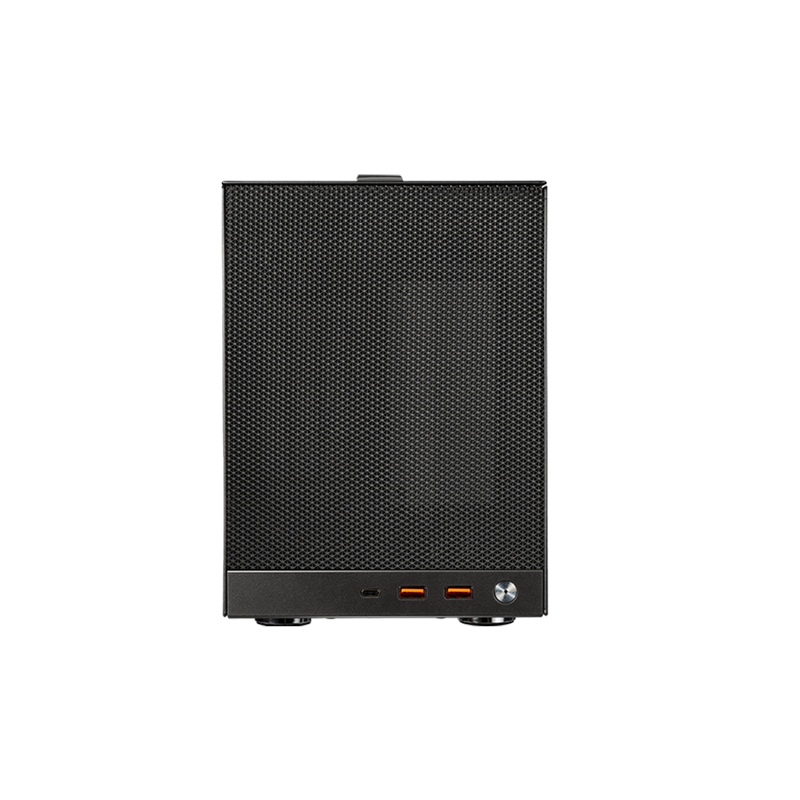 Корпус для ПК PcCooler K101 MESH GY 3F, Mini Tower, серый, под Mini-ITX, материал сталь, фото 6