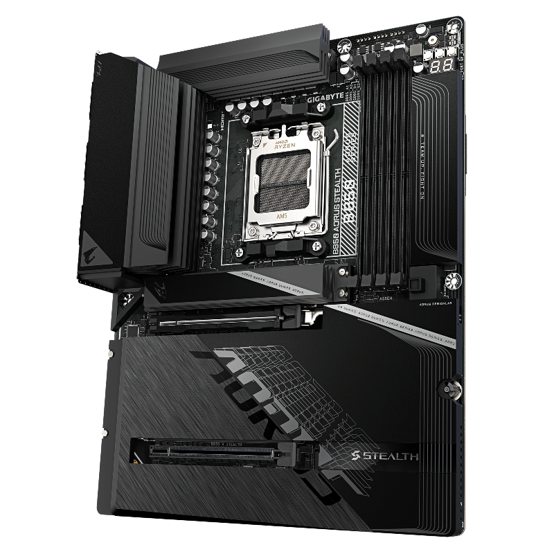 Материнская плата Gigabyte B850 A STEALTH, AM5, AMD B850, ATX, DDR5, фото 30