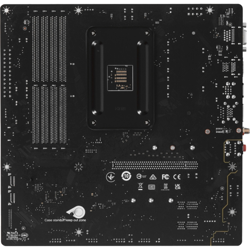 Материнская плата MSI PRO B550M-P WIFI6E, AM4, AMD B550, Micro-ATX, DDR4, фото 2