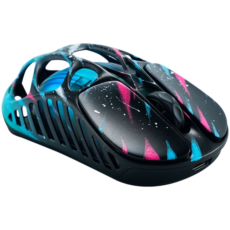 Мышь Gravastar Mercury X Pro CG BLK, USB-C, Bluetooth, радиоканал, 32000 dpi, чёрный, подсветка, фото 4