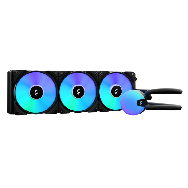 Система жидкостного охлаждения Fractal Design Lumen S36 V2 RGB, вентилятор 120 мм, шум 33.2 дБА, AM5