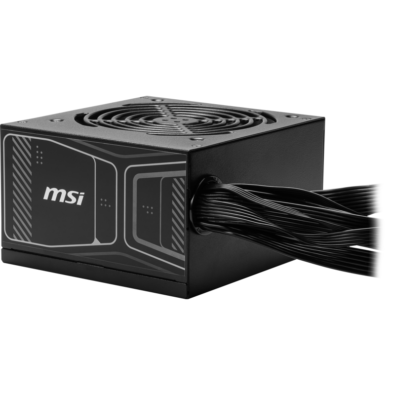 Блок питания MSI MAG A750GN PCIE5, 750 Вт, 80 PLUS Gold, ATX, активный PFC, вентилятор 120x120 мм, фото 5