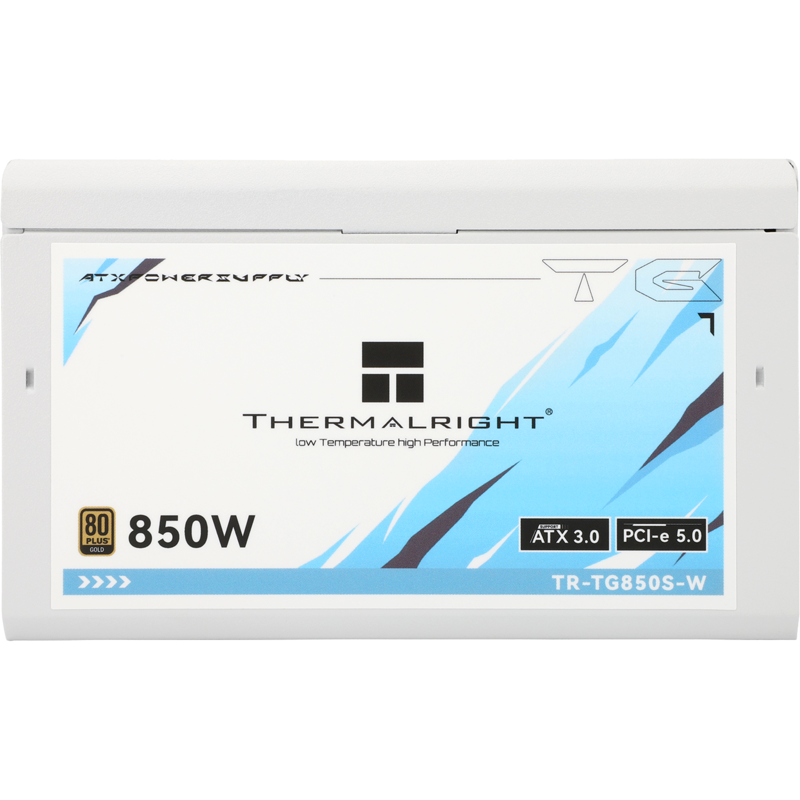 Блок питания Thermalright TR-TG850S-W, 850 Вт, 80 PLUS Gold, ATX, активный PFC, вентилятор 120x120 мм