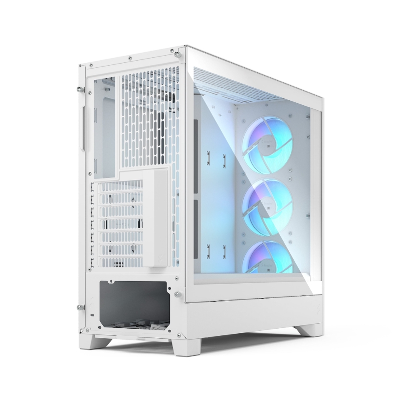 Корпус для ПК Fractal Design Pop 2 Air TG RGB, Midi Tower, белый, под ATX, mATX, mITX, подсветка ARGB, фото 3
