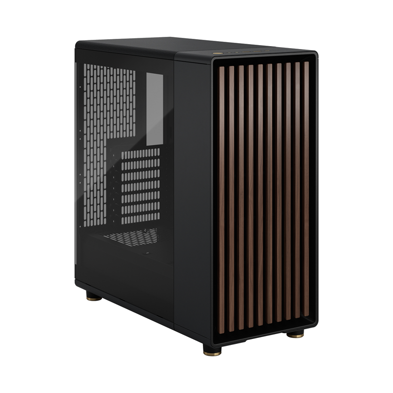 Корпус для ПК Fractal Design North TG Dark Tint, Midi Tower, чёрный, под ATX, mATX, Mini-ITX, фото 12