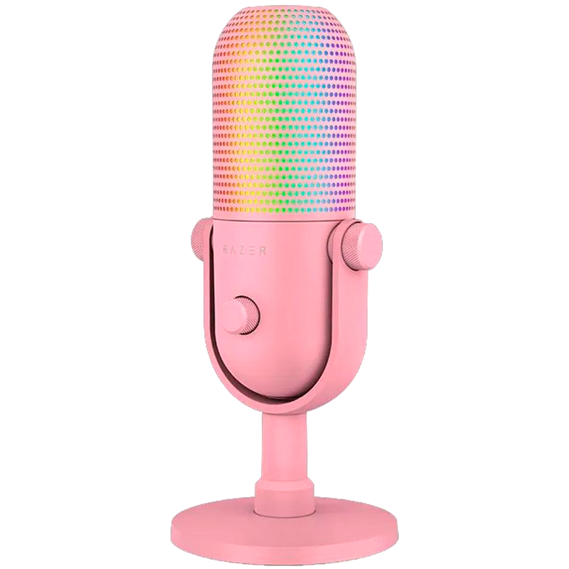 Микрофон Razer Seiren V3 Chroma - Quartz Microphone, проводное подключение, USB Type-A, настольный, фото 2