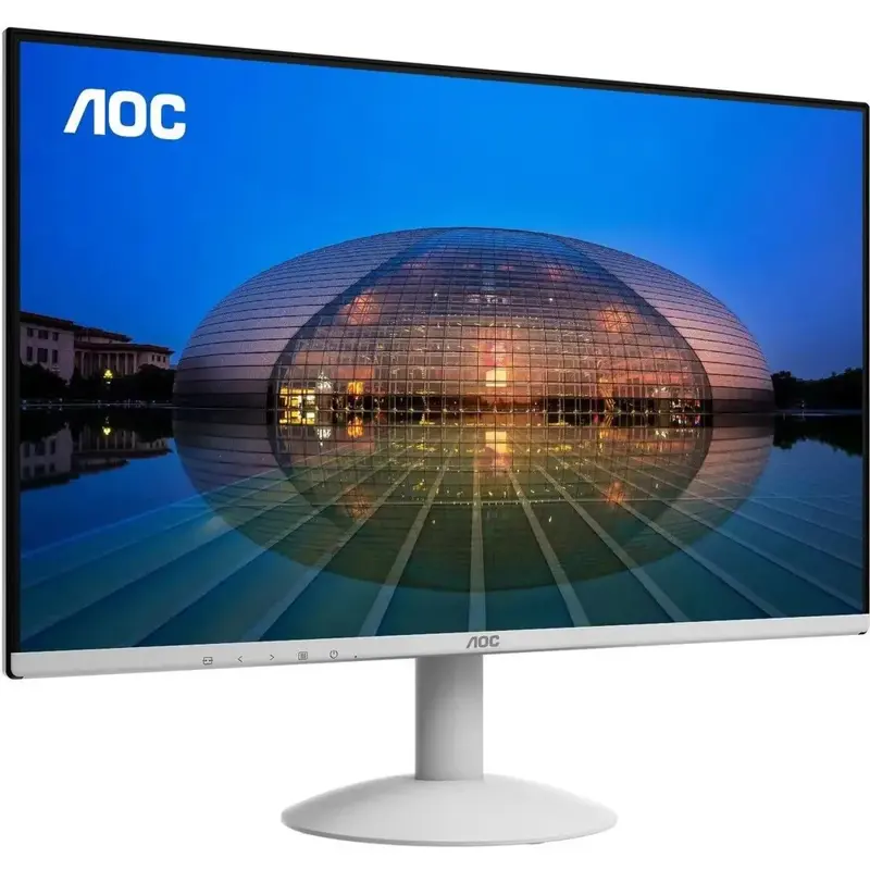 Монитор AOC 24B30H3/BW, 23.8 дюйма, 1920x1080, 120 Гц, IPS, белый, формат 16:9, фото 22