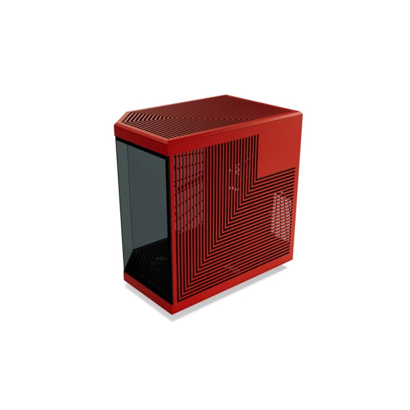 Корпус для ПК Hyte Y70, Midi Tower, красный, чёрный, под ATX, E-ATX, mATX, Mini-ITX, фото 6