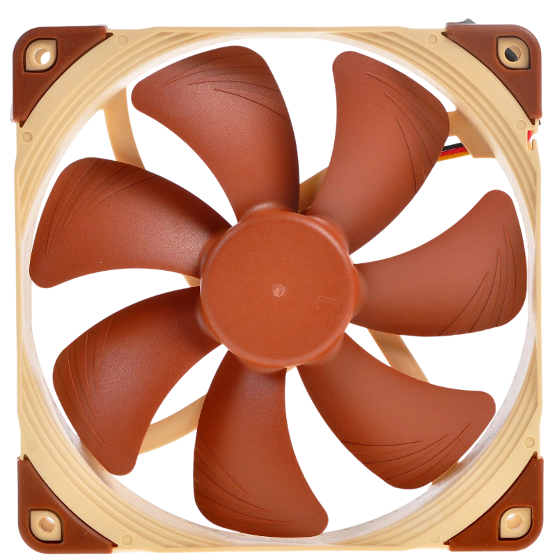 Корпусной вентилятор Noctua Cooler NF-A14 FLX, вентилятор 140 мм, 1200 об/мин, бежевый, поток 67.98 CFM