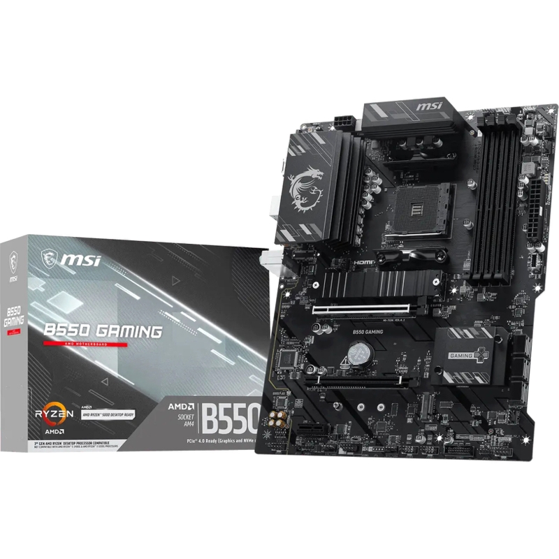 Материнская плата MSI B550, AM4, AMD B550, ATX, DDR4, DIMM, фото 5