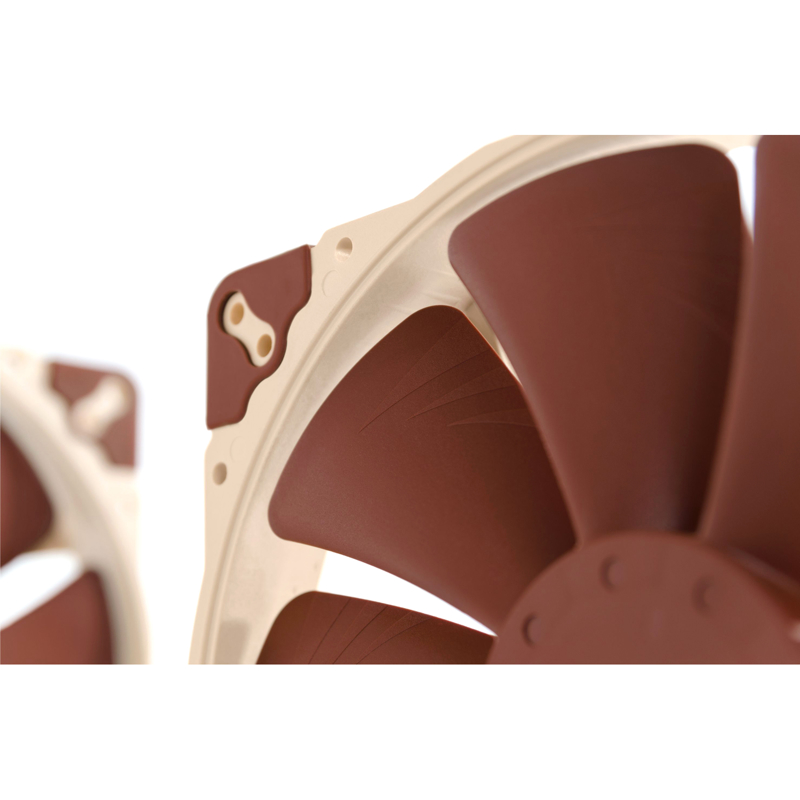 Корпусной вентилятор Noctua Cooler NF-A20, вентилятор 200 мм, 800 об/мин, бежевый, поток 86.46 CFM, 4-pin, фото 4