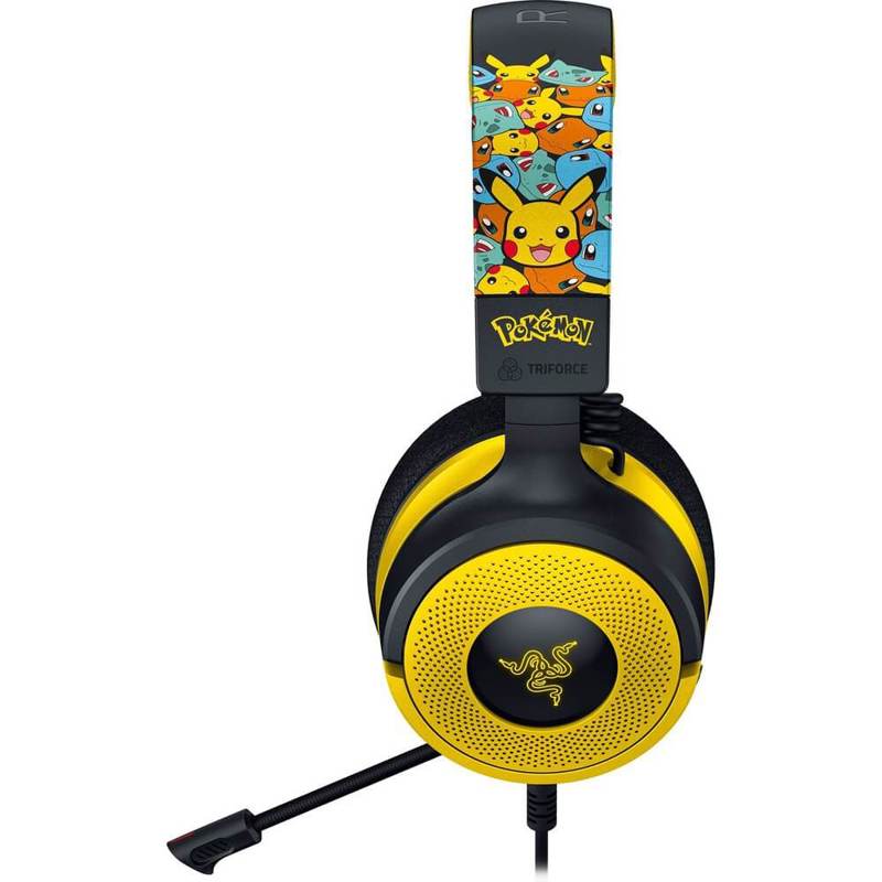 Гарнитура Razer Kraken V4 X - Pokemon Kanto Starters, проводное подключение, Mini-jack, фото 6