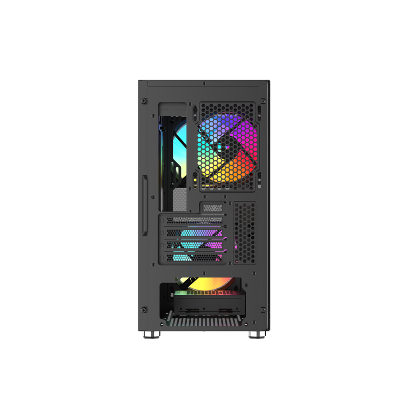 Корпус для ПК Sama S30, Midi Tower, чёрный, под mATX, mITX, материал закалённое стекло, сталь, фото 7