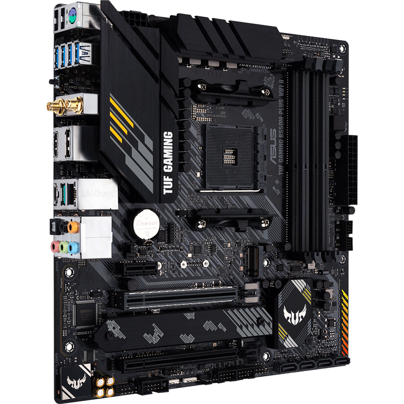 Материнская плата ASUS TUF B550M-PLUS WIFI II, AM4, AMD B550, mATX, DDR4, фото 22
