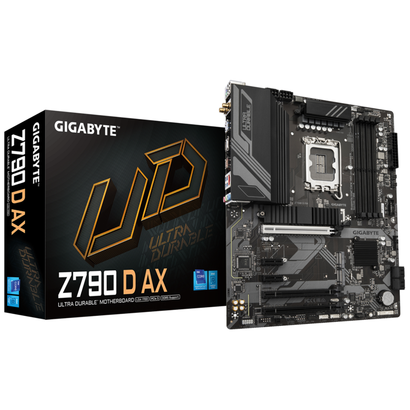 Материнская плата Gigabyte INTEL Z790 s1700, LGA1700, ATX, DDR5, Z790DAX