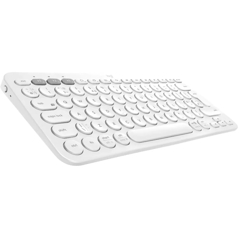 Клавиатура Logitech K380 OFF-WHITE RTL, Bluetooth, мембранные, белый