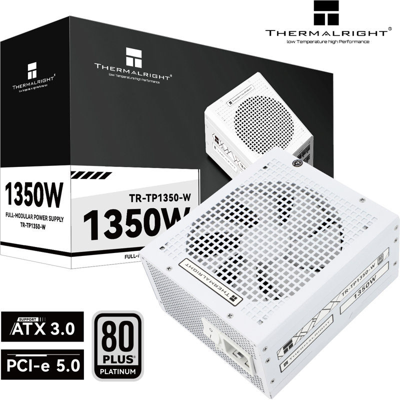 Блок питания Thermalright TR-TP1350-W, 1350 Вт, 80 PLUS Platinum, ATX, активный PFC, вентилятор 140x140 мм, фото 5