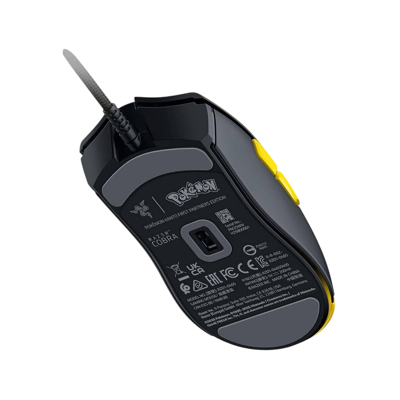 Мышь Razer Cobra - Pokemon Kanto Starters, проводное подключение, USB-A, 8500 dpi, жёлтый, фото 31