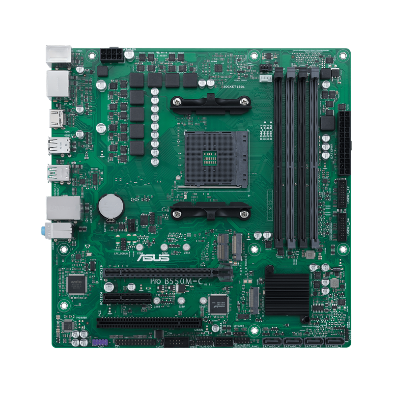 Материнская плата ASUS PRIME B550M-A, AM4, AMD B550, Micro-ATX, DDR4