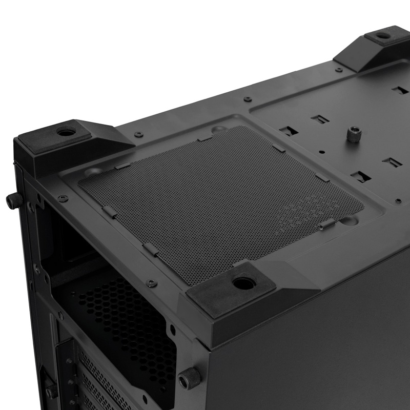 Корпус для ПК Hspd M520, Midi Tower, чёрный, под ATX, mATX, Mini-ITX, материал закалённое стекло, сталь, фото 9