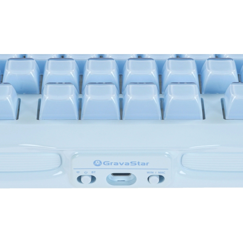 Клавиатура Gravastar Mercury K1 BLU, беспроводное подключение, белый, фото 10