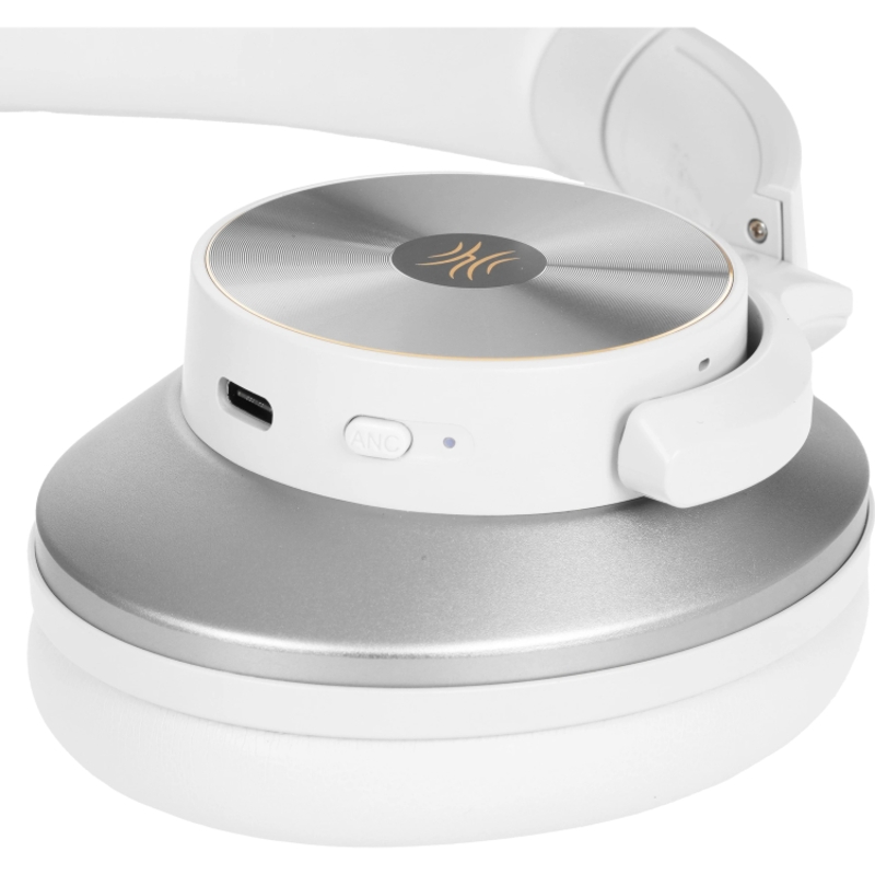 Гарнитура Oneodio A10, Bluetooth 5.0, Mini-jack, USB Type-C, полноразмерные, белый, микрофон встроенный, фото 6