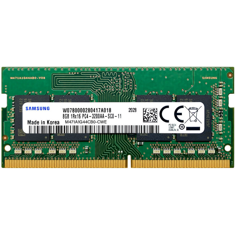 Оперативная память Samsung DDR4, 8 ГБ, 3199 МГц, SO-DIMM