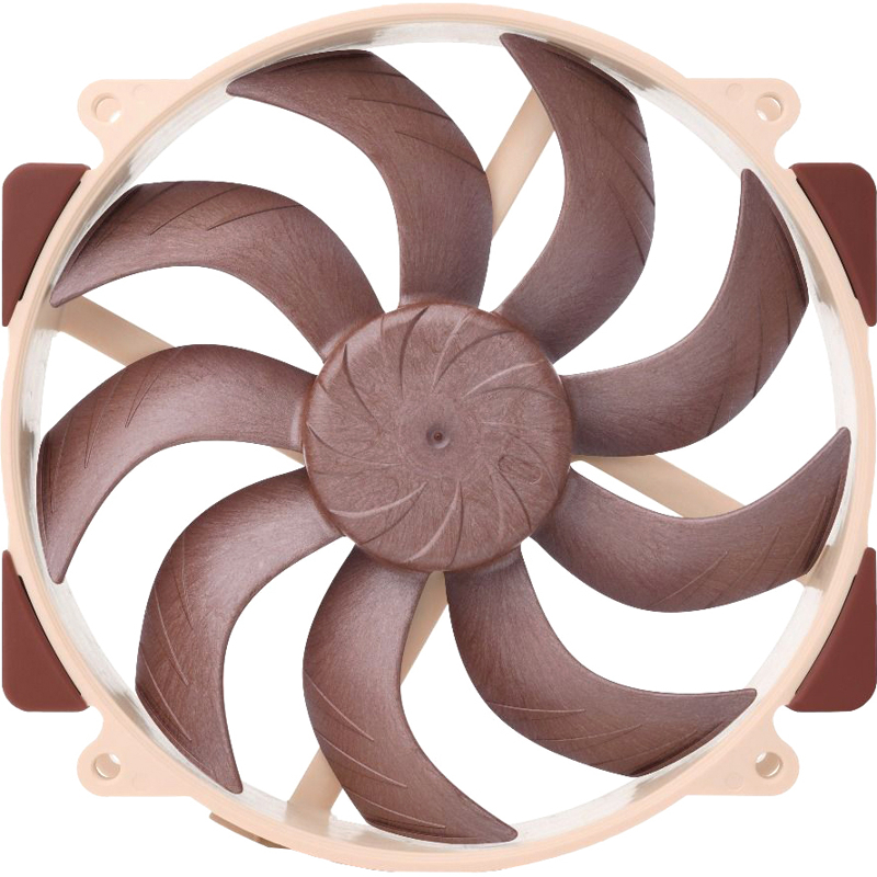 Корпусной вентилятор Noctua Cooler NF-A14x25r G2 PWM, вентилятор 140 мм, 1500 об/мин, бежевый, фото 2