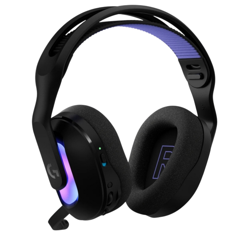 Гарнитура Logitech G522 LIGHTSPEED, радиоканал, Bluetooth 5.3, USB Type-C, полноразмерные, чёрный, фото 4