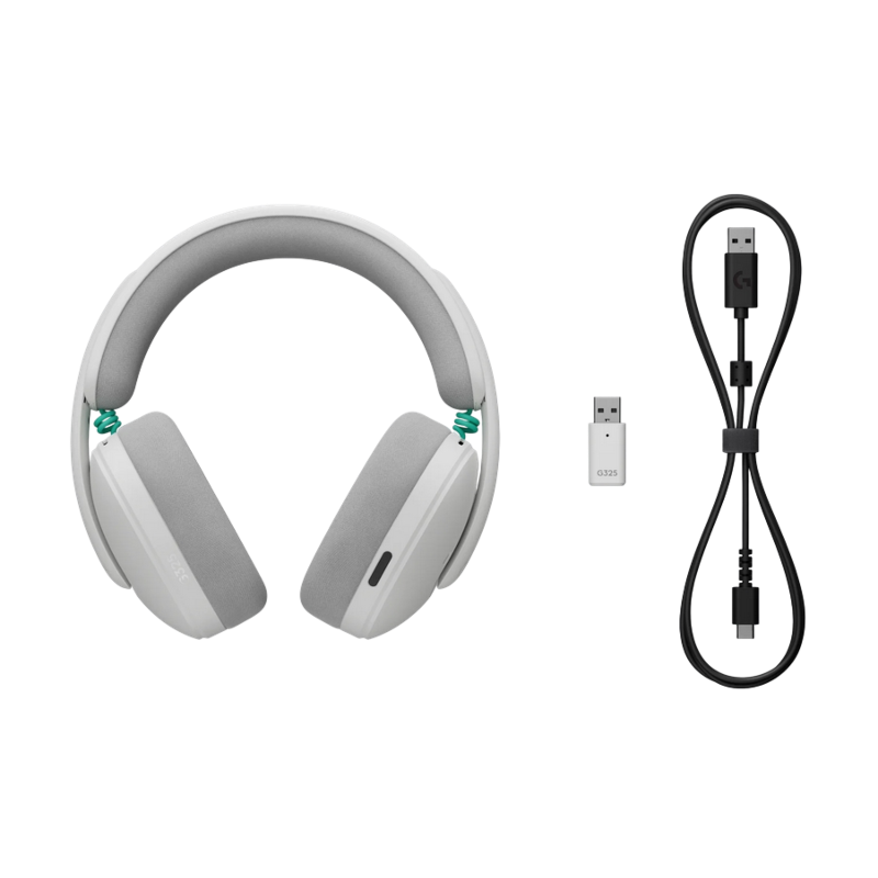 Гарнитура Logitech G325 LIGHTSPEED, Bluetooth 5.2, полноразмерные, белый, микрофон встроенный, для геймеров, фото 3