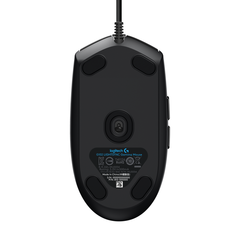Мышь/ Logitech Mouse G102 LIGHTSYNC  Gaming Black Retail, фото 5