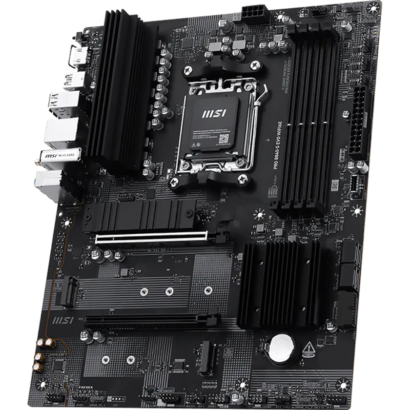 Материнская плата MSI PRO B840-S EVO WIFI6E, AM5, AMD B840, ATX, DDR5, фото 7