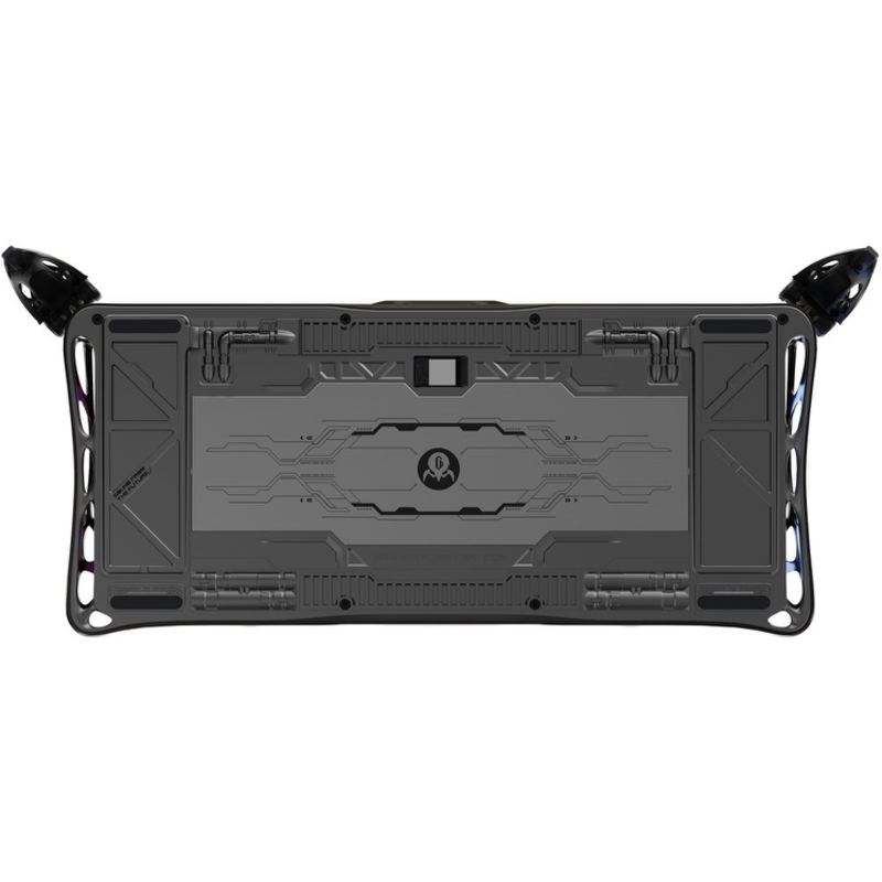 Клавиатура Gravastar Mercury K1 Pro RU, USB-C, Bluetooth, радиоканал, механические, серый, подсветка, фото 6