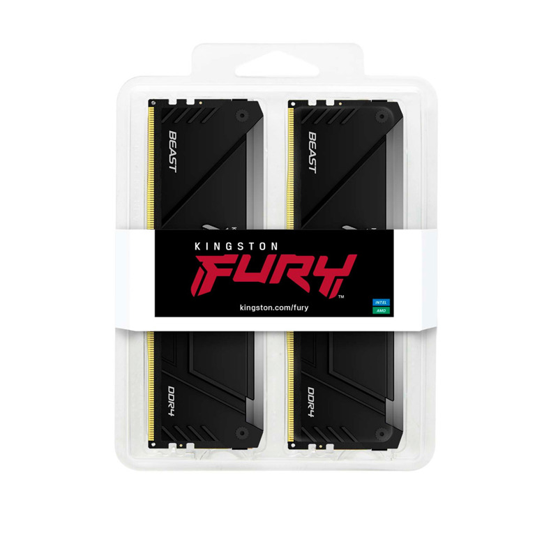 Оперативная память Kingston KF432C16BB2AK2/16, 16 ГБ (2x8 ГБ), DDR4, 3200 МГц, DIMM, PC4-25600, CL16, фото 4