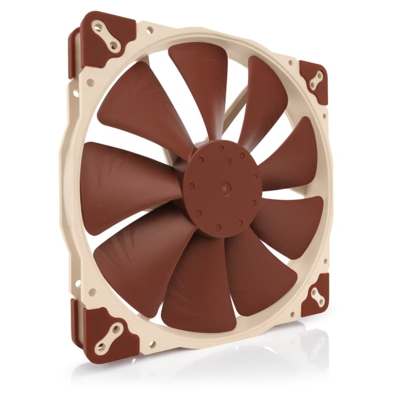 Корпусной вентилятор Noctua Cooler NF-A20, вентилятор 200 мм, 800 об/мин, бежевый, поток 86.46 CFM, 3-pin