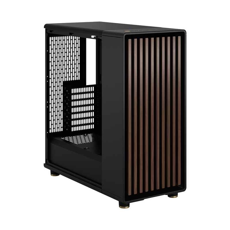 Корпус для ПК Fractal Design North TG Dark Tint, Midi Tower, чёрный, под ATX, mATX, Mini-ITX, фото 7