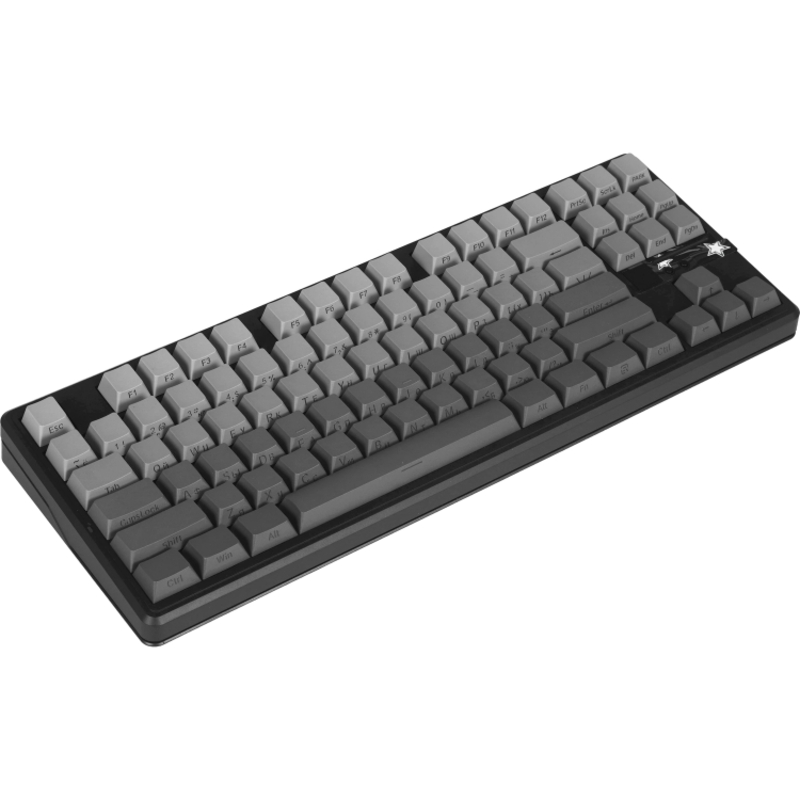 Клавиатура AULA F87Pro V2, проводное и беспроводное подключение, серый, подсветка, фото 2