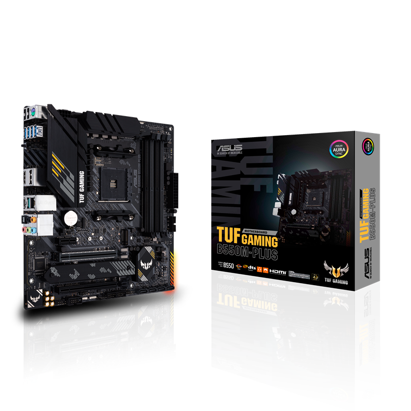 Материнская плата ASUS TUF B550M-PLUS, AM4, AMD B550, mATX, DDR4