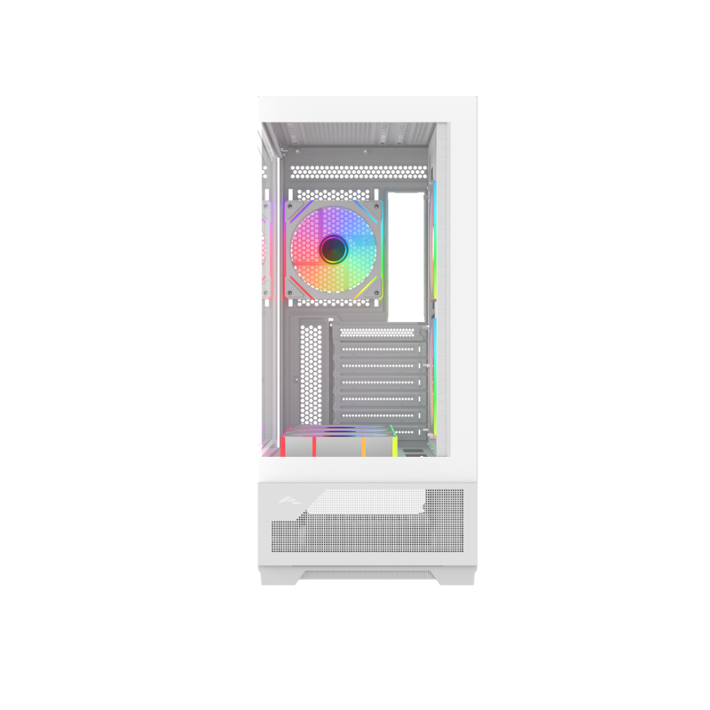 Корпус для ПК Sama V43, Midi Tower, белый, под ATX, mATX, Mini-ITX, подсветка ARGB, фото 7