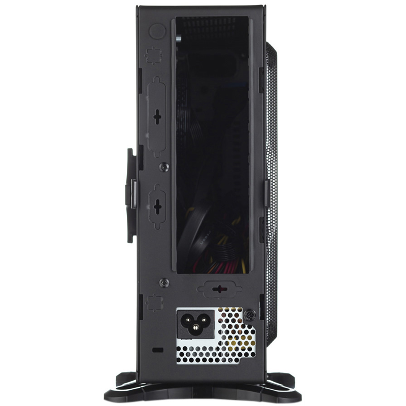 Корпус для ПК Foxline FL-BQ5, Slim-Desktop mITX, с БП 220 Вт, чёрный, под Mini-ITX, фото 4