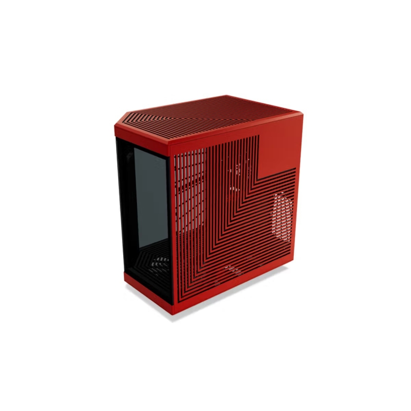 Корпус для ПК Hyte Y70 Touch Infinite, Midi Tower, красный, чёрный, под ATX, E-ATX, mATX, Mini-ITX, фото 6