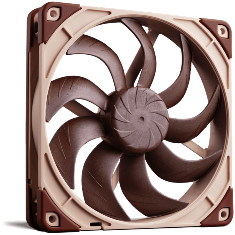 Корпусной вентилятор Noctua Cooler NF-A14x25 G2 LS-PWM, вентилятор 140 мм, 800 об/мин, бежевый