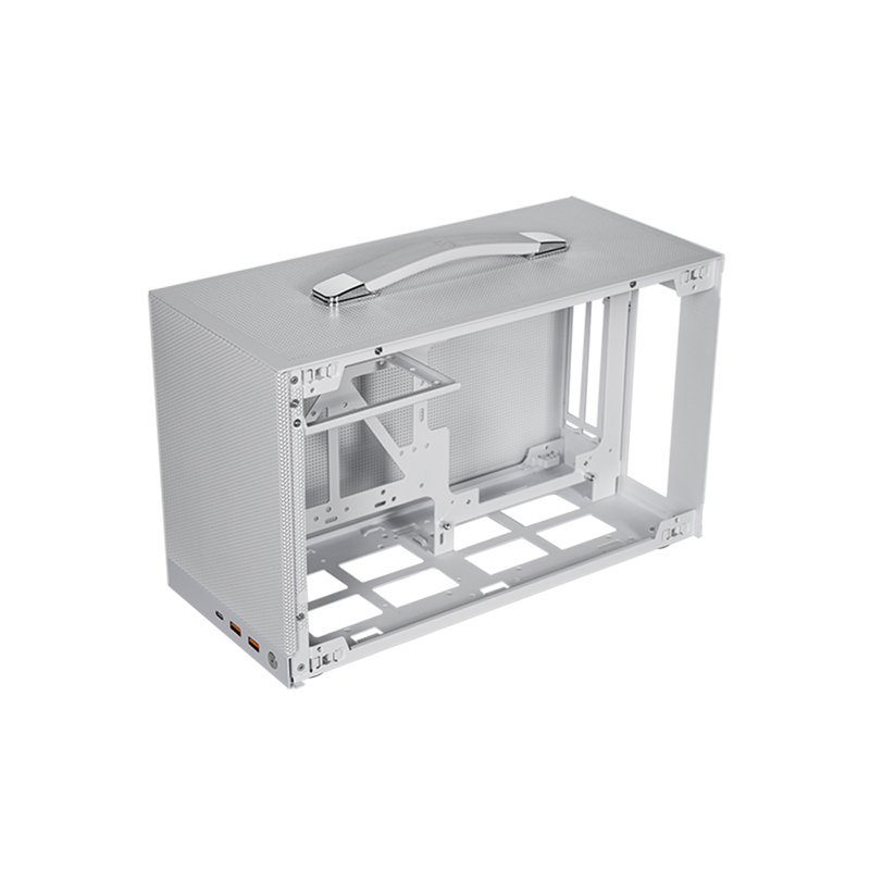 Корпус для ПК PcCooler K101 MESH WH 3F, Mini Tower, белый, под Mini-ITX, материал сталь, фото 5