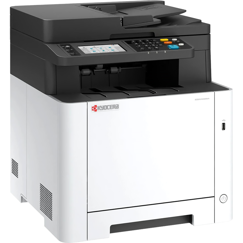 МФУ лазерное Kyocera Ecosys MA2600cfx, A4, цветная печать, USB, Ethernet, печать 1200x1200 dpi