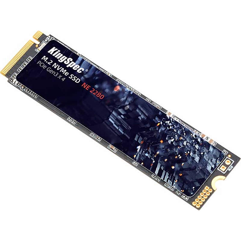 Твердотельный накопитель Kingspec SSD NE-2TB 2280, 2 ТБ, 3D NAND, чтение 3000 МБ/с, 1000 ТБ, фото 2