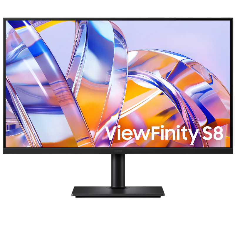 Монитор Samsung ViewFinity S8 LS32H804UAI, 32 дюйма, 3840x2160, чёрный