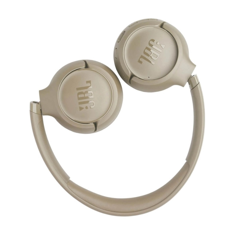 Наушники JBL T530BT, Bluetooth 6.0, USB Type-C, накладные, бежевый, крепление оголовье, фото 3